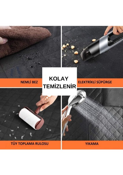 Siyah Oto Evcil Hayvan Örtüsü Araç Kedi Köpek Minderi Araç Köpek Yatağı Evcil Hayvan Bagaj Havuzu B