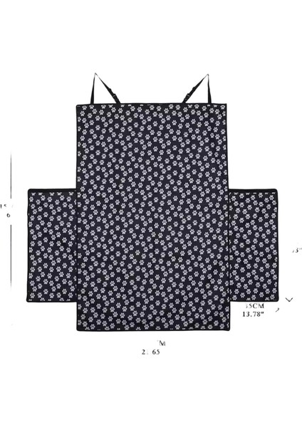 Köpek Araba Koltuğu Kapağı Katlanır Hamak Pet Taşıma Çantası Sepet Taşıma Kedi Kararlı Katlanabilir Seyahat Pet Köpek Araba Koltuğu (Yurt Dışından)