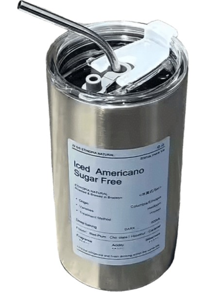 600ML Termos Dak Taşınabilir 304 Paslanmaz Çelik Kahve Kupa Termal Sızdırmaz Su Şişesi Pipetli Yalıtımlı Şişe Içecekkapasite: 600ML / Renk: Gri (Yurt Dışından)