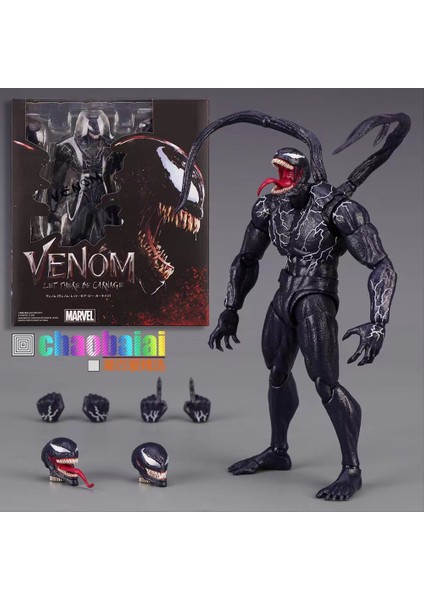 Venom Symbiote Marvel Universe Eklemli Hareketli Film Figür Modeli (Yurt Dışından)
