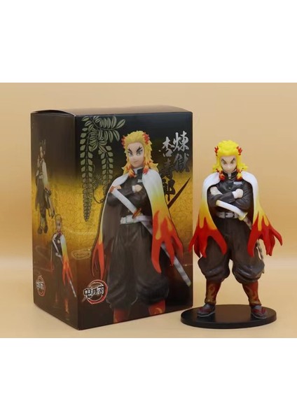 Demon Slayer: Kimetsu No Yaiba Figürleri Vulcan Tanjiro Fasulyeleri Agatsuma Zenitsu Aşk Sütunu Kelebek Ninja Model Süsleri (Yurt Dışından)