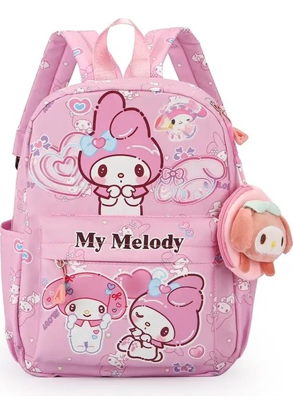 Kuromi Cinnamoroll Sırt Çantası Para Çantası, Hello Kitty Cartoon Schoolbag, Kız Günlük Seyahat Gidi (Yurt Dışından)