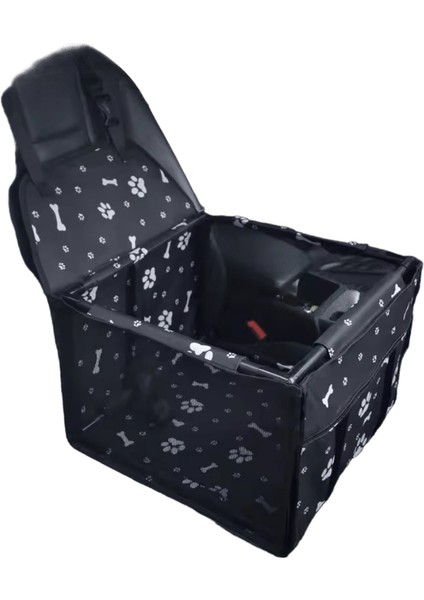Köpek Araba Koltuğu Kapağı Katlanır Hamak Pet Taşıma Çantası Sepet Taşıma Kedi Kararlı Katlanabilir Seyahat Pet Köpek Araba Koltuğu (Yurt Dışından)