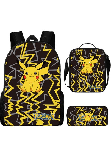 Omuz Okul Çantası Çapraz Askılı Çanta Kalem Çantası Üç Parça Set (Yurt Dışından)