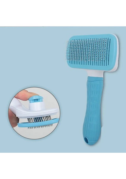 Pet Epilasyon Fırçası Kedi Kaçan Saç Özel Güzellik Masajı Kendinden Temizlik Yapan Iğne Tarak Kedi Malzemeleri: Gri (Yurt Dışından)