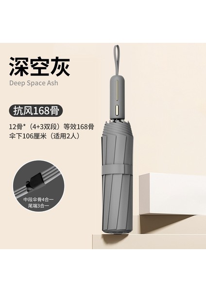 Otomatik Güneşli ve Yağmurlu Şemsiye Erkek Katlanır Şemsiye Üst Düzey Güçlendirilmiş Güneş Koruma Şemsiyesi Otomatik Şemsiye Güneşli ve Yağmurlu Çift Amaçlı Şemsiye (Yurt Dışından)