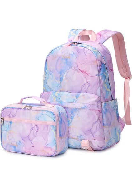 Omuz Çantası Iki Set Kız Ortaokul ve Lise Öğrencileri Okul Çantası Açık Su Geçirmez Çanta Çantası (Yurt Dışından)