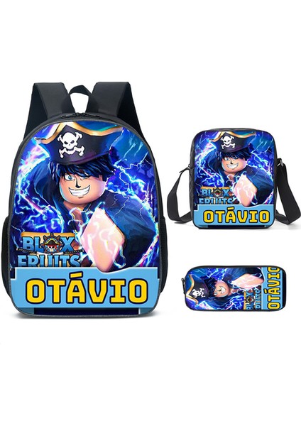 Ilkokul ve Ortaokul Öğrencileri Için Okul Çantası Çocuk Omuz Çantası Üç Set (Yurt Dışından)