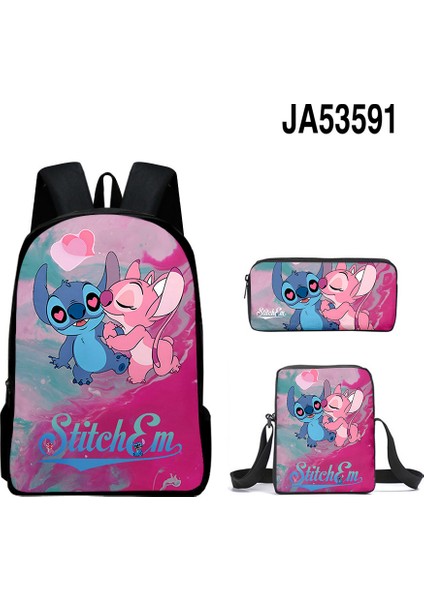 Dikişli Okul Çantası Çapraz Askılı Kalem Çantası (Yurt Dışından)