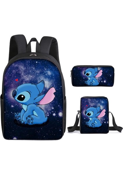 Dikişli Okul Çantası Çapraz Askılı Kalem Çantası (Yurt Dışından)