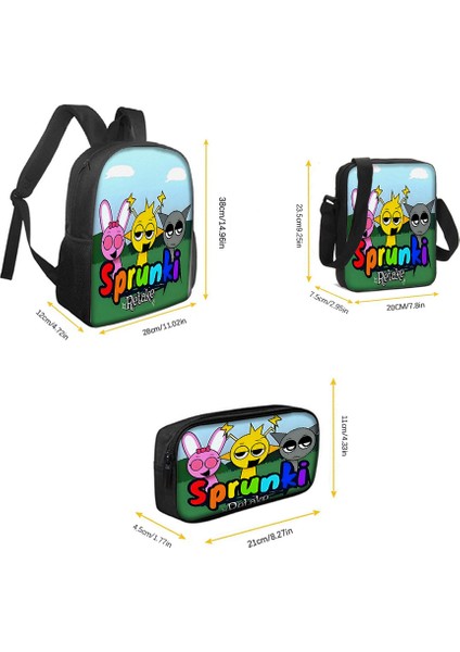 8-14 Yaş Ilkokul Öğrencileri Çocuk Omuz Çantası Ritim Kutusu Sprunki Okul Çantası Sezon Açılışı (Yurt Dışından) fiyatları