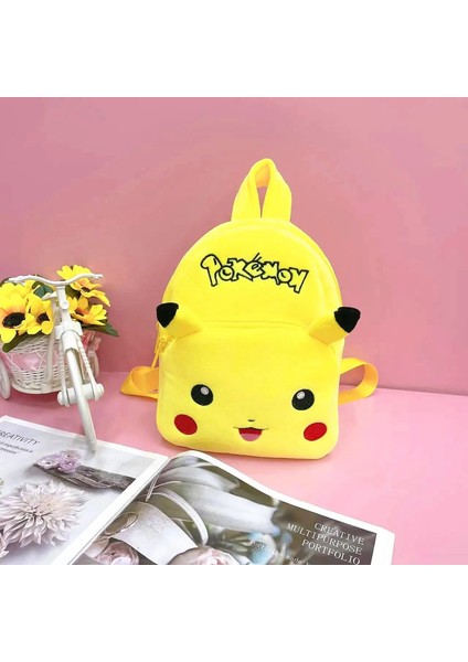 Sanrio Hello Kitty Melody Çocukların Sırt Çantası Karikatür Sevimli Peluş Bebek Anaokulu Kızlar Büyük Kapasite Hafif Okul Çantası Renk: Sarı (Yurt Dışından)