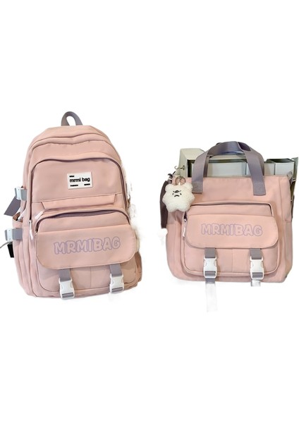 Ortaokul Üçüncü Sınıftan Altıncı Sınıfa Kadar Öğrenciler Mori Small Fresh Iki Set Omuz Çantası (Yurt Dışından)