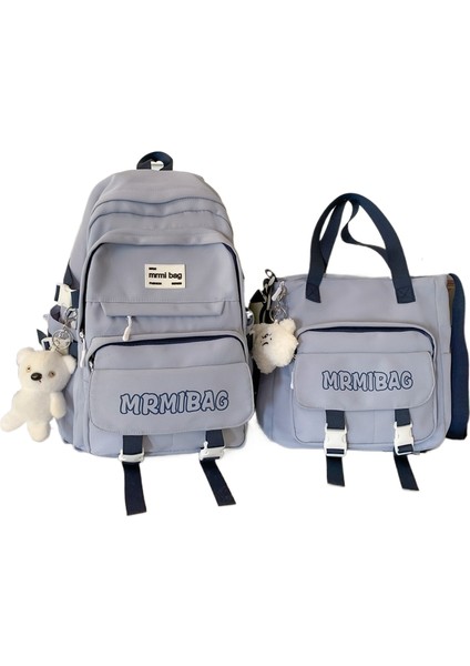 Ortaokul Üçüncü Sınıftan Altıncı Sınıfa Kadar Öğrenciler Mori Small Fresh Iki Set Omuz Çantası (Yurt Dışından)