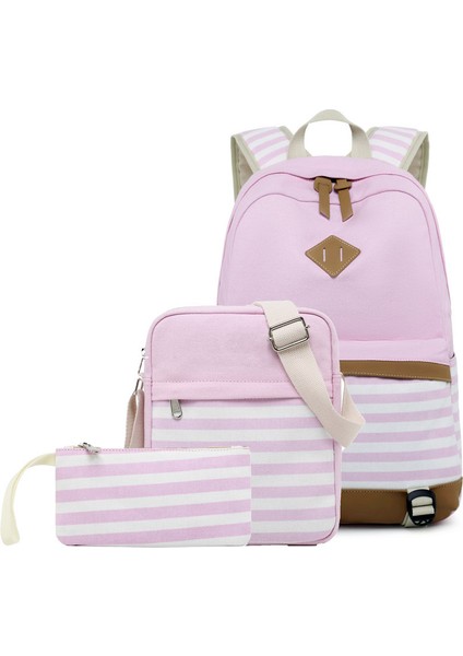 Günlük Omuz Çantası Üç Set Ortaokul ve Lise Öğrencileri Okul Çantası (Yurt Dışından)
