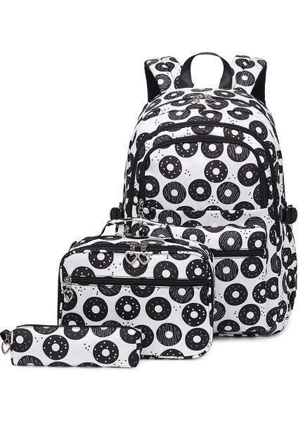 Ilkokul Öğrencileri Okul Çantası Büyük Kapasiteli Üç Set Anne ve Oğul Çantası Omuz Çantası (Yurt Dışından)