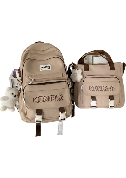 Ortaokul Üçüncü Sınıftan Altıncı Sınıfa Kadar Öğrenciler Mori Small Fresh Iki Set Omuz Çantası (Yurt Dışından)