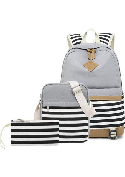 Günlük Omuz Çantası Üç Set Ortaokul ve Lise Öğrencileri Okul Çantası (Yurt Dışından)