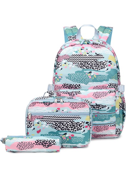 Üç Set Anne ve Oğul Çantası Büyük Kapasiteli Omuz Çantası Ortaokul ve Lise Öğrencileri Okul Çantası (Yurt Dışından)