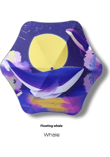 Karikatür Yuvarlatılmış Köşeler Sarılmış Yansıtıcı Şerit Çocuk Şemsiyesi Öğrenciler Kavisli Sap Manuel Vinil Şemsiye (Yurt Dışından)