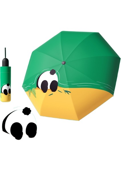 Çocuk Şemsiyesi Erkek Kız Okul Özel Güneşli Yağmur Çift Kullanımlı Güneş Kremi Uv Uzun Saplı Şemsiye (Yurt Dışından)