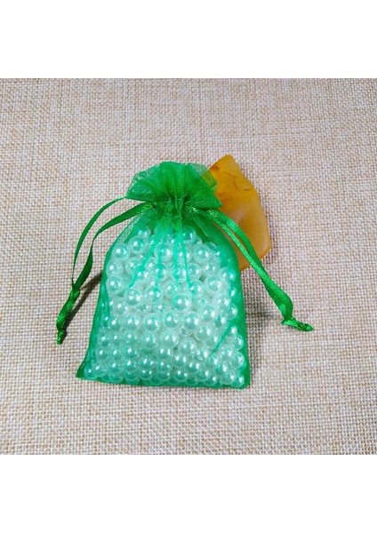 50PC/LOT 5x7 7x9 9X12 10X15CM Organze Mücevher Ambalaj Çantaları Düğün Partisi Noel Doğum Günü Hediye Çantası Poşeti Renk: Koyu Yeşil/boyut: 5X7CM (Yurt Dışından)