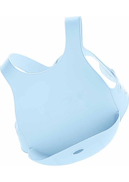 Oioi Silikon Mama Önlüğü Mineral Blue