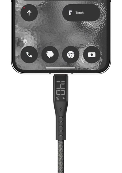 Flow 1.5m 240W Dijital Göstergeli Type-C To Type-C Pd Hızlı Şarj Kablosu fırsatları