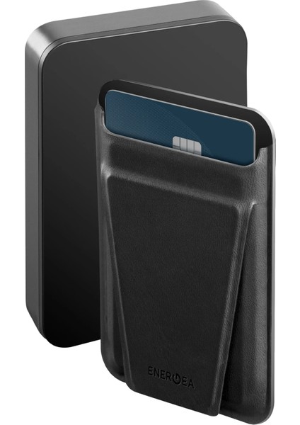 Magwallet Card 10.000 Mah 20W Type-C ve 15W Kablosuz Magsafe Kartlıklı Pd Şarj Magsafe Powerbank