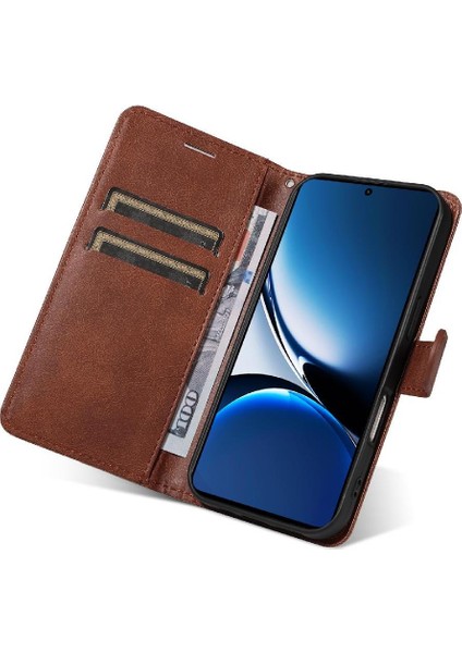 Xiaomi Poco X7 Pro 5g Iş Cüzdan Telefon Kılıfı Için Flip Case ile Yüksek (Yurt Dışından)