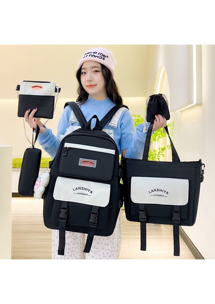 Ilkokul Öğrencileri Için Beş Parçalı Hafif Okul Çantası Seti (Yurt Dışından) fiyatları