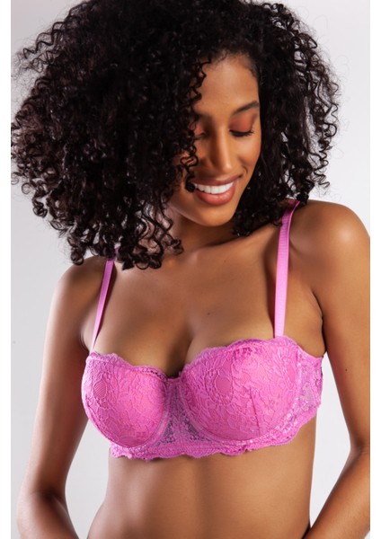 G.colors Push Up Strapless Bra, Pembe Konforlu ve Şık Sütyen