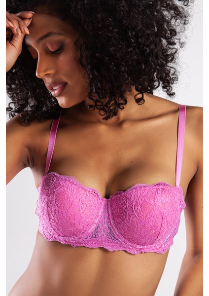 G.colors Push Up Strapless Bra, Pembe Konforlu ve Şık Sütyen