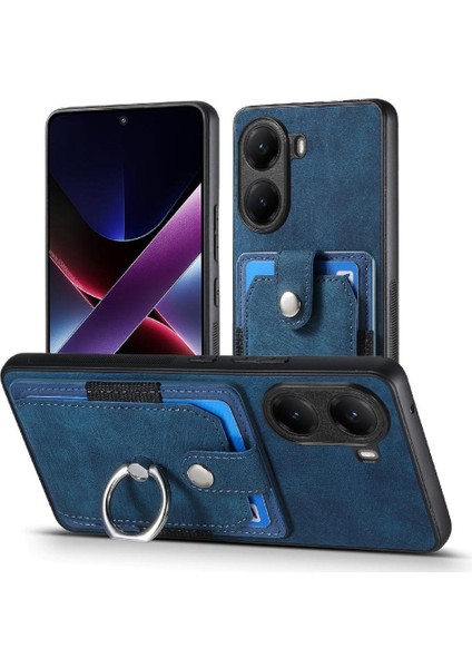 Xiaomi Poco X7 Pro Crad Yuvası Standı Manyetik Araç Montaj Yüzük Tutucu (Yurt Dışından)