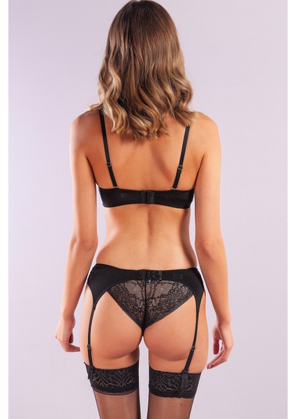Gala Push-Up Strapless Bra, Siyah Konforlu ve Şık Sütyen, Strapless