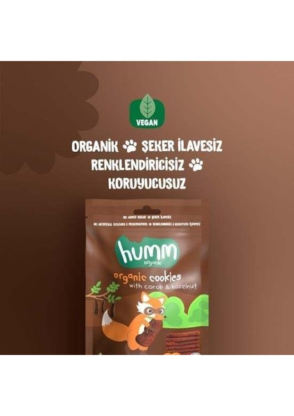 Nessiworld Humm Organik Keçiboynuzlu ve Fındıklı Vegan Kurabiye 55 gr fiyatları