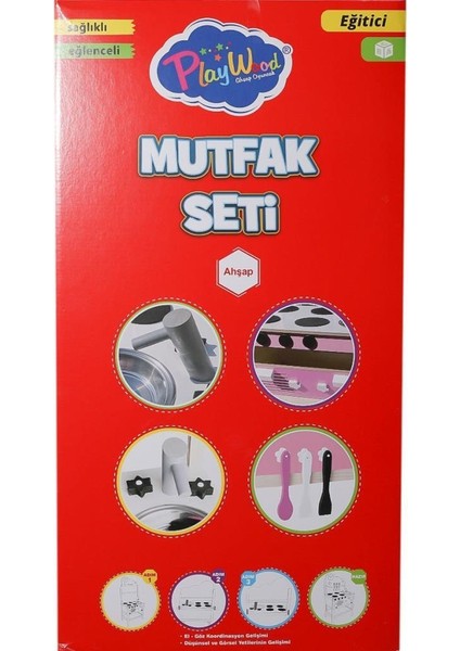 ONY-408 Ahşap Mutfak Seti -Onyıl Oyuncak fiyatları