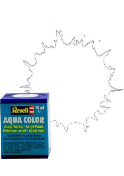 Nessiworld Aqua Color Clear - Mat Boya- 18 ml