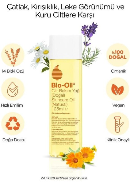 Nessiworld Bio-Oil Çatlak Karşıtı ve Natural Cilt Bakım Yağı 125ML fiyatları