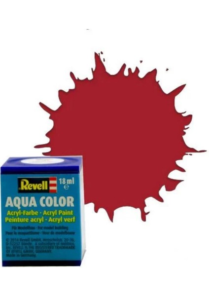 Nessiworld Aqua Color Ferrari Red - Gloss Boya- 18 ml