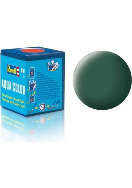 Nessiworld Aqua Color Dark Green - Mat Boya - 18 ml