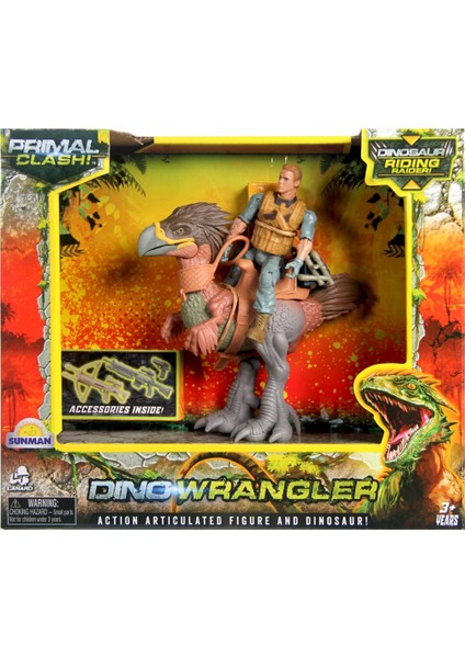 Nessiworld Primal Clash Dino Wrangler Dinozor Binici Macera Seti fırsatları