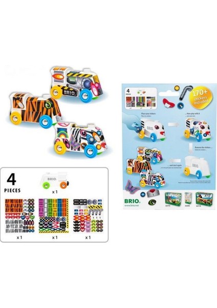 Nessiworld Brio Sticker Yapıştırmalı Tren 33979