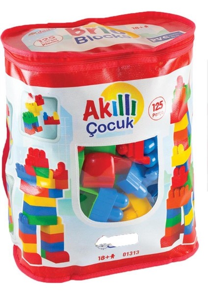 Nessiworld 01313 Akıllı Çocuk Blokları 125 Parça