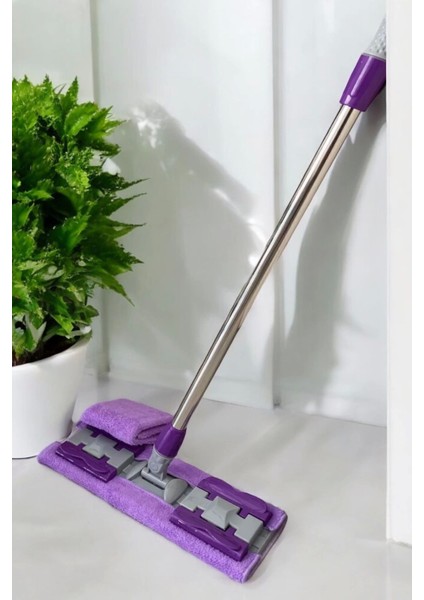 Pratik Mandallı Yer Mopası + Yedek Mikrofiber Bez Hediye, Temizlik Kolaylığı indirimleri
