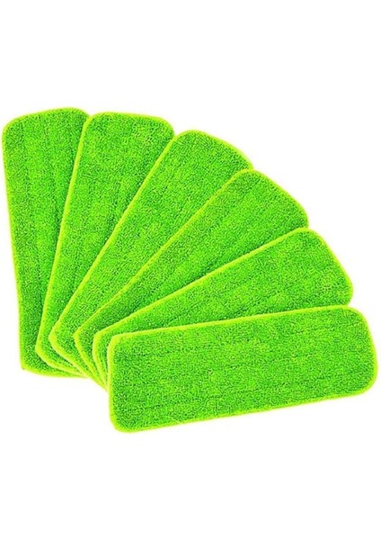 6'Lı Temizleme Islak Ped Seti, Spreyli Mops & Paspaslar Yıkanabilir