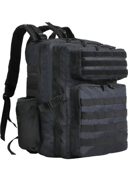 Syzm 35L Taktik Sırt Çantası Naylon Kamp Sırt Çantası Erkekler Için Kadınlar Molle Yürüyüş Sırt Çantası Açık Balıkçılık Çanta: Siyah 35L (Yurt Dışından)