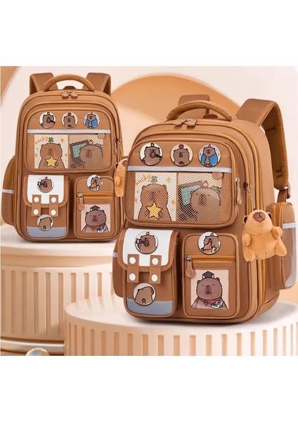 Capya Sırt Çantası Kart Rozeti Bebek Okulu Çantası ile Büyük Kapasite Omurga Korumayı Koruyan Yükü Backpackcolor: Fotoğraf Rengi (Yurt Dışından) fiyatları