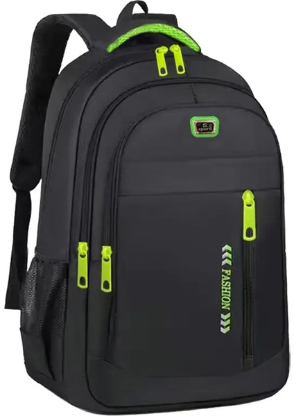 Erkek ve Kadın Çift Omuzlu Sırt Çantaları, Okul Çantaları, Lise Öğrencileri Için Okul Çantaları, Seyahat Çift Omuzlu Sırt Çantaları Renk: BJ9909 Green (Yurt Dışından)