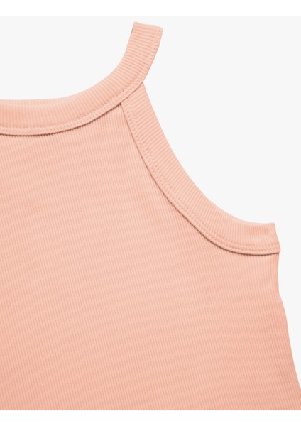 Pamuklu Kolsuz Halter Yaka Slim Fit Crop Atlet modelleri